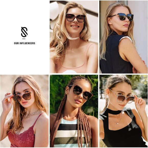 ✨Women\'s Brown Fashion Square Sunglasses Trendy UV Protection Lens Sunglasses main image 5
